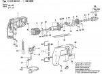 Bosch 0 603 241 842 SB 350 Percussion Drill 240 V / GB Spare Parts SB350